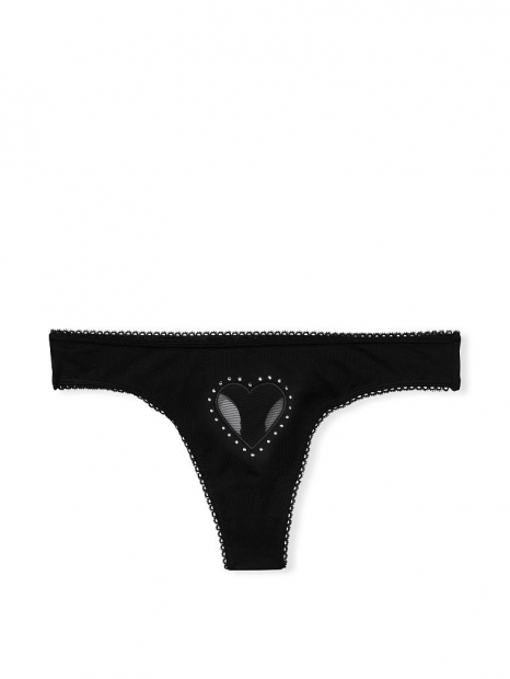 Трусики тонг Victoria's Secret 1159761168 (Черный, L)