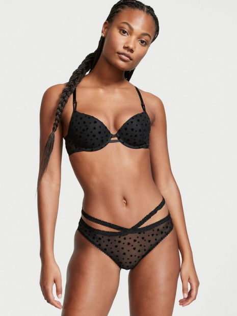 Трусики слипы Victoria's Secret 1159761350 (Черный, XL)