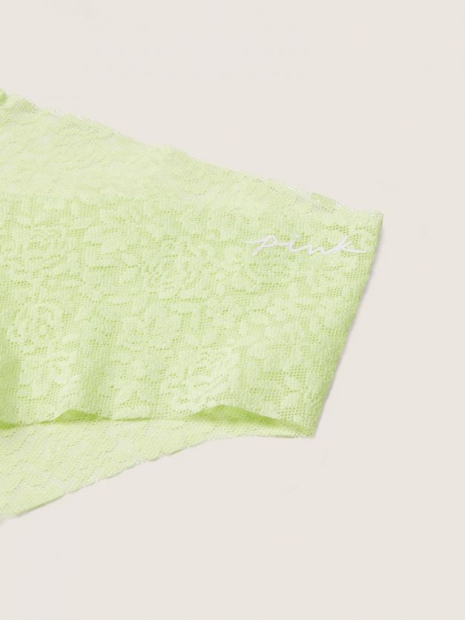 Кружевные трусики Victoria's Secret Pink бесшовные 1159761435 (Салатовый, XXL)