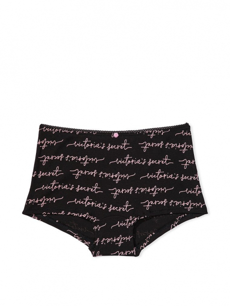 Женские трусики шортики Victoria's Secret 1159763429 (Черный, XXL)