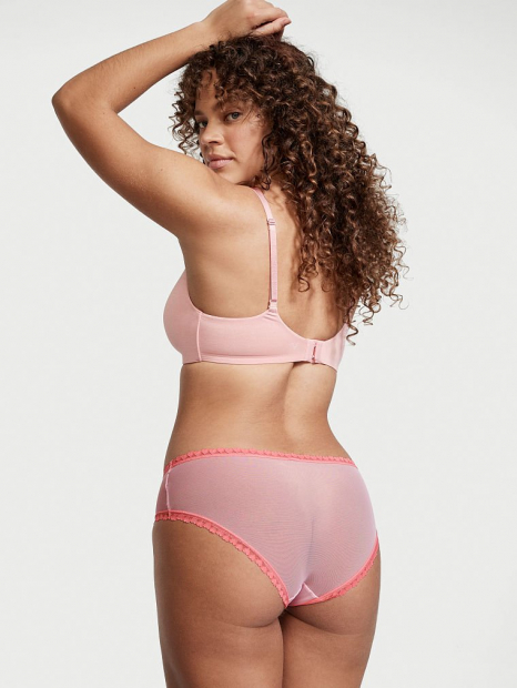 Трусики хипхаггеры Victoria's Secret 1159762855 (Розовый, L)