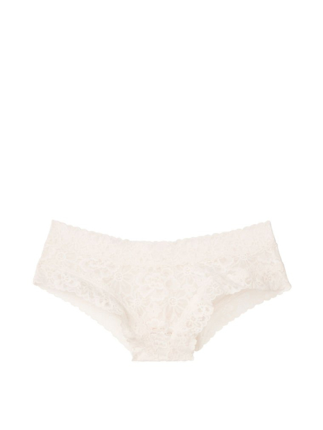 Кружевные трусики чики Victoria's Secret 1159765763 (Белый, XL)
