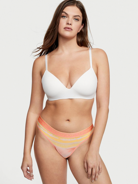 Трусики тонг Victoria's Secret 1159763186 (Персиковый, XS)
