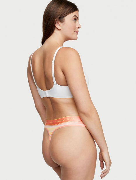 Трусики тонг Victoria's Secret 1159763186 (Персиковый, XS)
