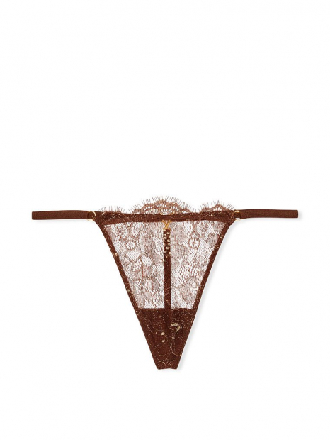 Женские трусики стринги Victoria's Secret 1159766189 (Коричневый, M)