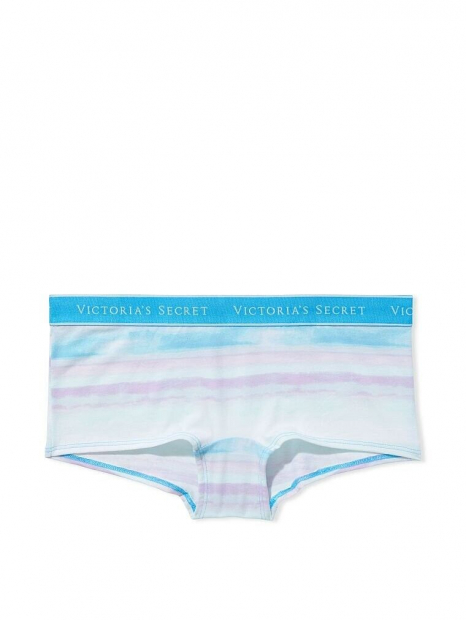 Женские трусики шортики Victoria's Secret 1159767563 (Голубой, XL)
