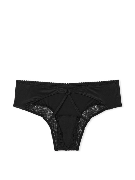 Открытые трусики чики Victoria's Secret 1159768345 (Черный, L)