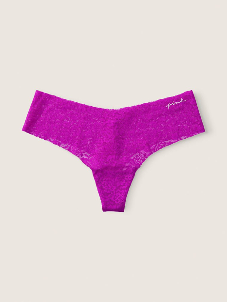 Женские кружевные трусики Victoria's Secret тонг 1159769906 (Фиолетовый, S)