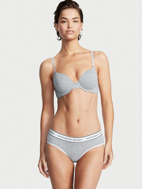 Трусики хипхагеры Victoria's Secret 1159768695 (Серый, S)