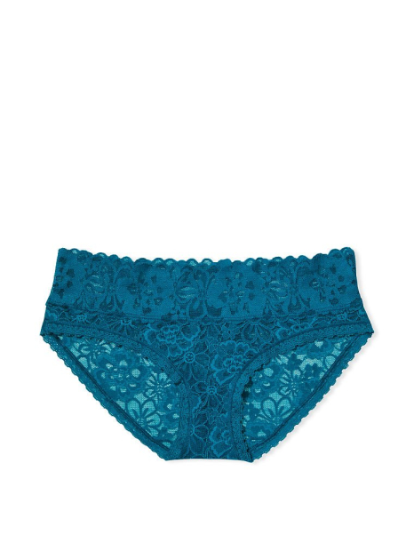 Женские кружевные трусики Victoria's Secret хипхагеры 1159768797 (Бирюзовый, S)