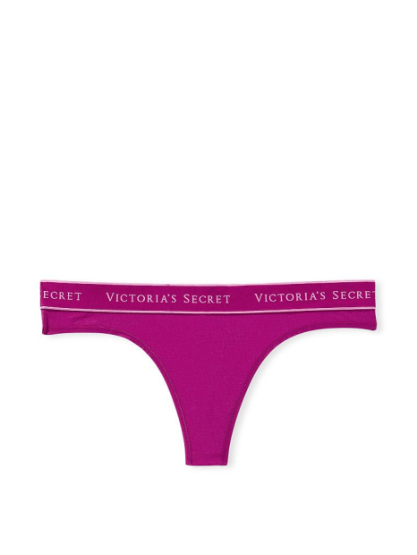 Трусики тонг Victoria's Secret с логотипом 1159770728 (Розовый, XS)