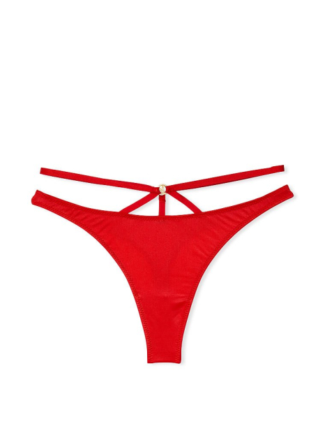 Женские трусики тонг Victoria's Secret с ремешками 1159769673 (Красный, M)