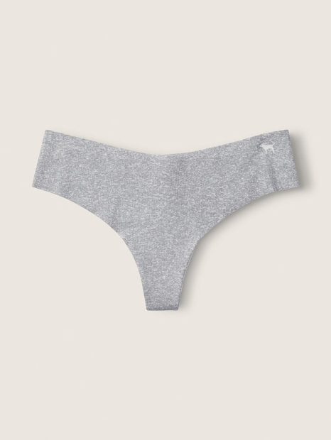 Безшовні бавовняні трусики тонг Victoria ́s Secret Pink з логотипом XL