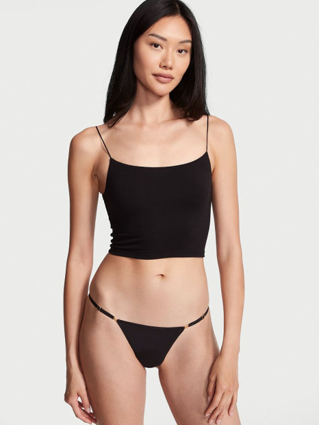 Трусики стринги Victoria's Secret 1159770974 (Черный, XS)