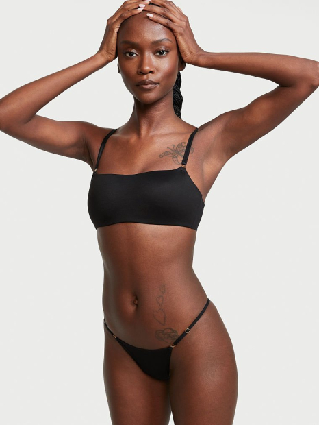 Трусики стринги Victoria's Secret 1159770974 (Черный, XS)