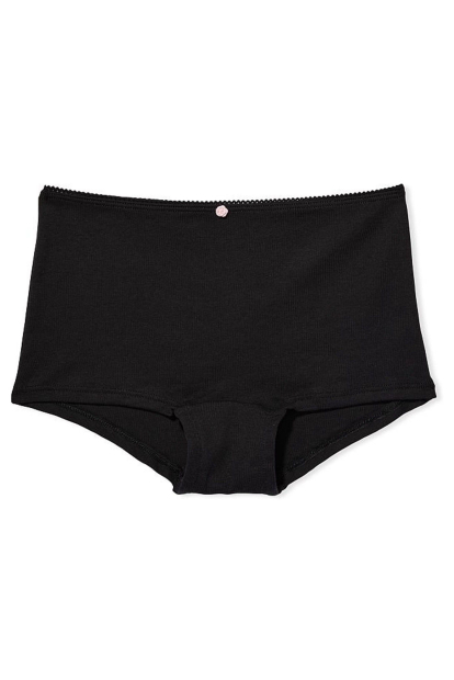 Женские трусики шортики Victoria's Secret 1159773908 (Черный, S)