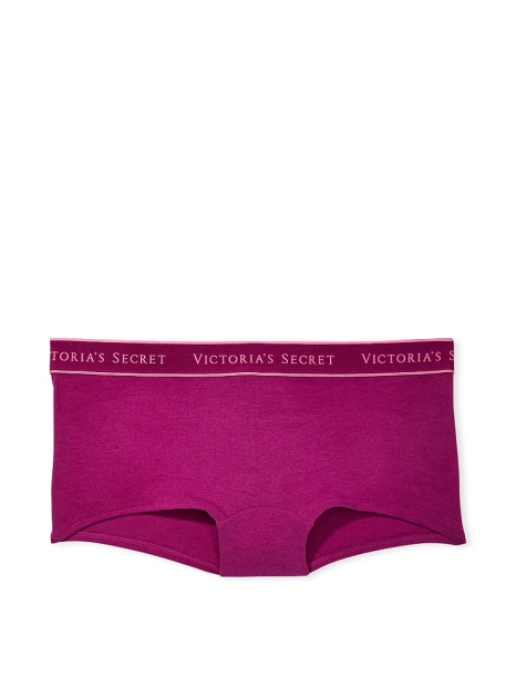 Женские трусики шортики Victoria's Secret с логотипом 1159773081 (Фиолетовый, XL)