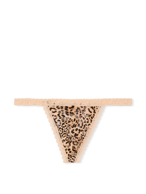 Трусики женские стринги Victoria's Secret 1159773161 (Леопардовый, M)