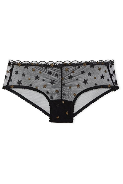 Женские трусики чики Victoria's Secret 1159774085 (Черный, M)
