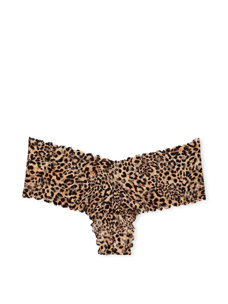 Кружевные трусики Victoria's Secret тонг 1159775877 (Леопардовый, S)