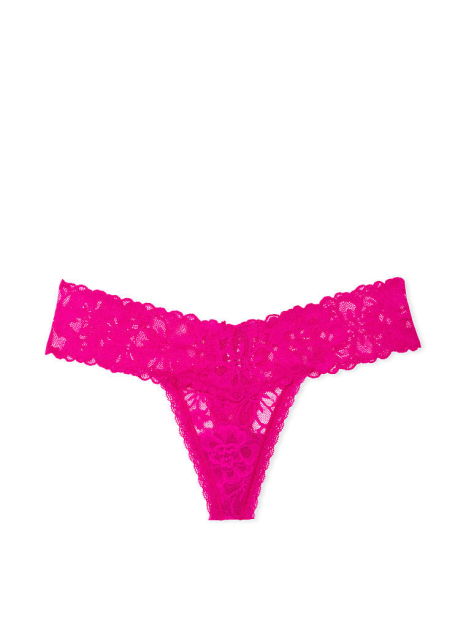 Трусики тонг з квітковим мереживом Victoria ́s Secret оригінал
