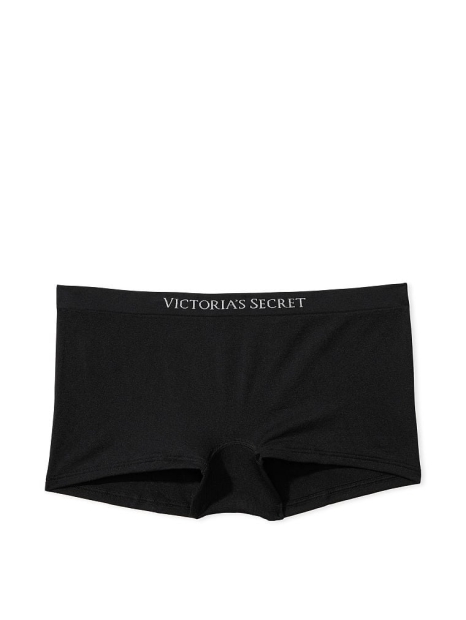 Бесшовные трусики шортики Victoria's Secret 1159792028 (Черный, XS)