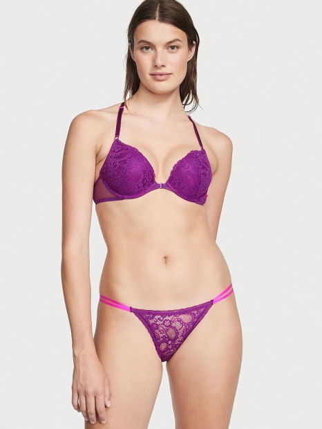 Кружевные трусики бикини Victoria's Secret 1159792089 (Розовый, XS)