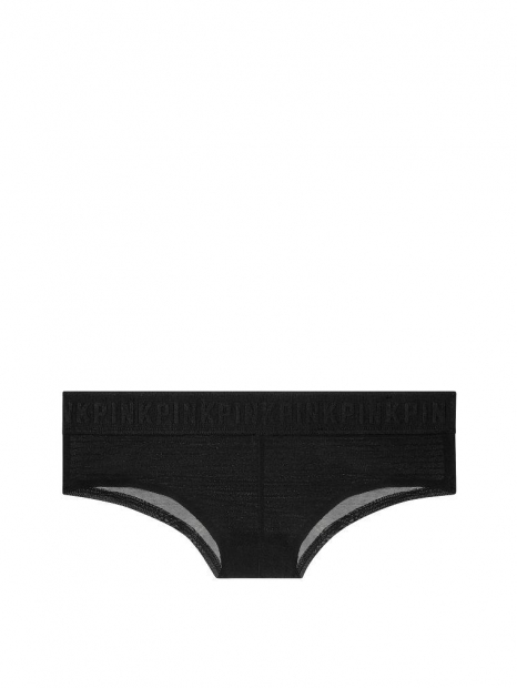 Черные в полоску трусики Victorias Secret низкая посадка art442093 (размер M)