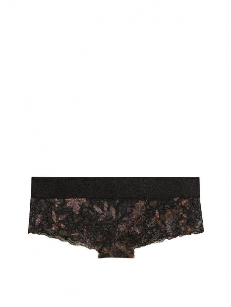 Черные трусики Victorias Secret с Кружевами art886524 (размер S)