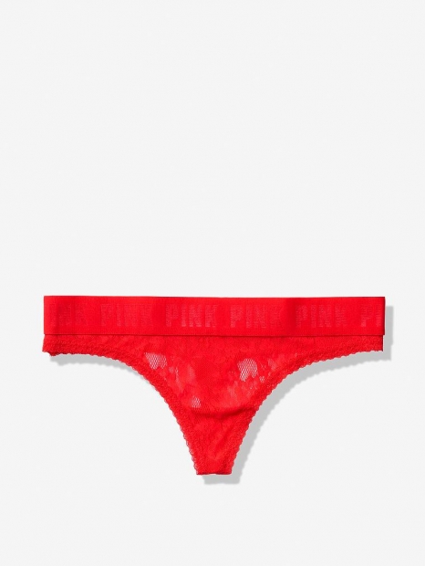 Красные кружевные стринги Victorias Secret танга art482621 (размер M)