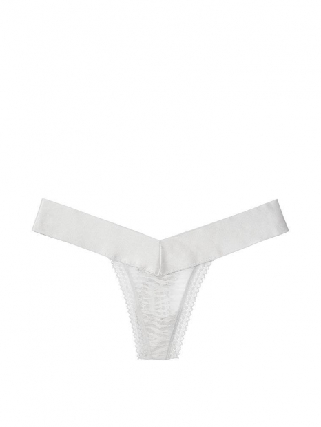 Серебристые эластичные трусики Victorias Secret art681743 (размер L)
