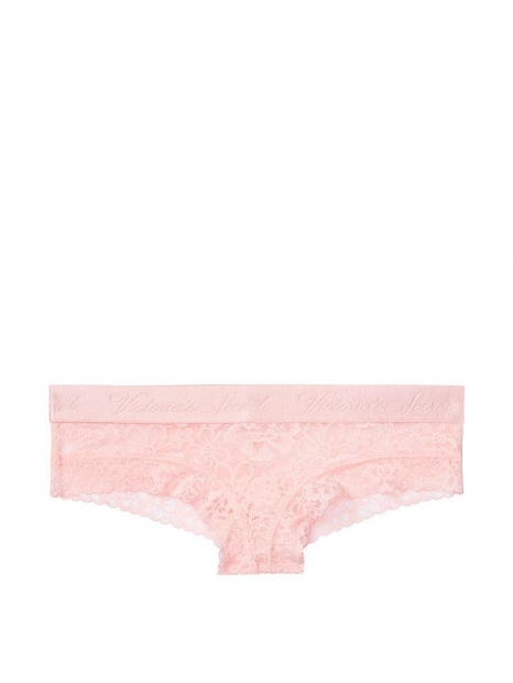 Розовые кружевные трусики Victorias Secret art435761 (размер XL)