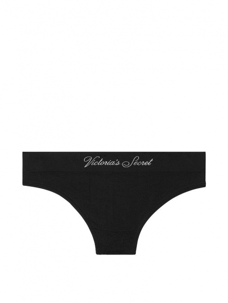 Черные бесшовные трусики Victorias Secret тонг art584937 (размер XL)