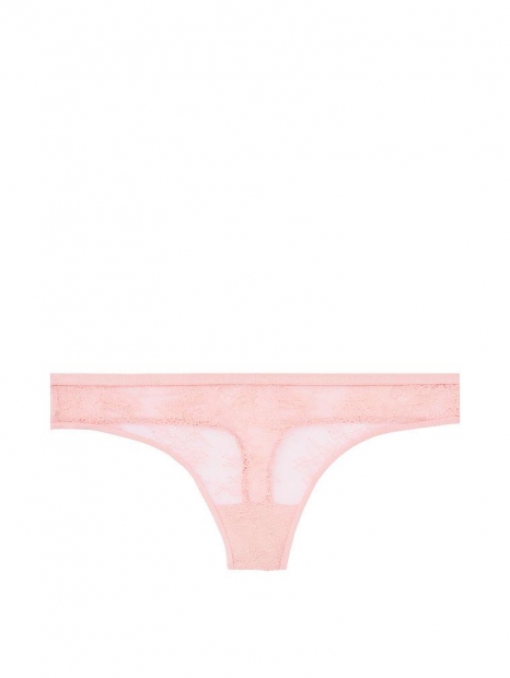 Кружевные трусики Victorias Secret art645957 (Розовый, размер S)