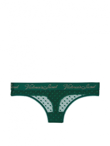 Зеленые кружевные трусики Victoria’s Secret art460508 (размер S)
