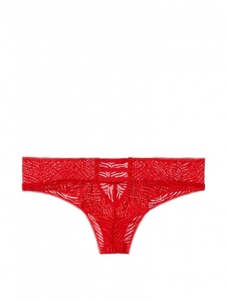 Красные кружевные трусики Victorias Secret art667408 (размер L)
