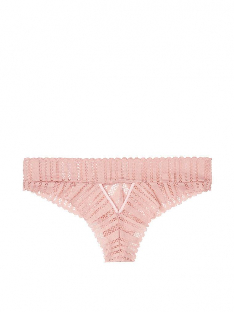 Кружевные трусики Victoria’s Secret art286844 (Бежевый, размер XS)