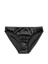 Трусики слип Victoria's Secret вельветовые art826762 (Черный, размер XS)
