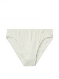 Трусики Victoria's Secret высокие в рубчик art663441 (Серый, размер M)