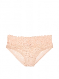 Кружевные трусики слип Victoria's Secret art641309 (Бежевый, размер M)
