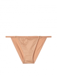 Сатиновые трусики бикини Victoria's Secret art360786 (Бежевый, размер M)