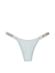 Эффектные трусики со стразами Victoria's Secret art947793 (Голубой, размер XL)