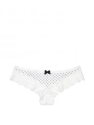 Трусики тонг с кружевом Victoria's Secret art287288 (Белый, размер XL)