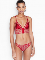 Кружевные трусики Victoria's Secret art243495 (Красный, размер XL)