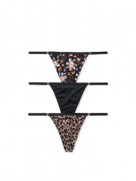 Набор 3 женских трусиков стринг Victoria's Secret art155763 (Разные цвета, размер S)