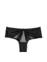 Трусики открытые Victoria's Secret 1159757472 (Черный, XS)