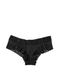 Трусики с цветочным кружевом Victoria's Secret 1159756950 (Черный, XL)