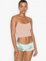 Велюровые трусики шортики Victoria's Secret 1159758888 (Салатовый, XL)