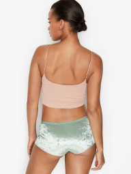 Велюровые трусики шортики Victoria's Secret 1159758888 (Салатовый, XL)