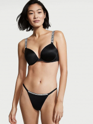 Трусики стринги Victoria's Secret 1159759400 (Черный, L)